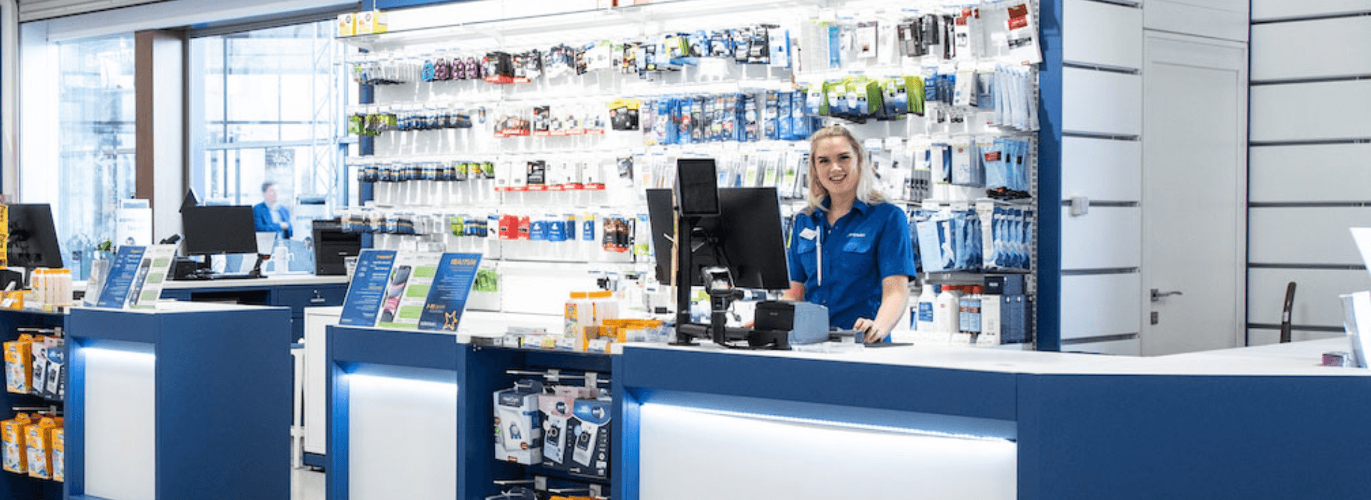Electrical retail store specialist experiences payments processing savings and dependable support.