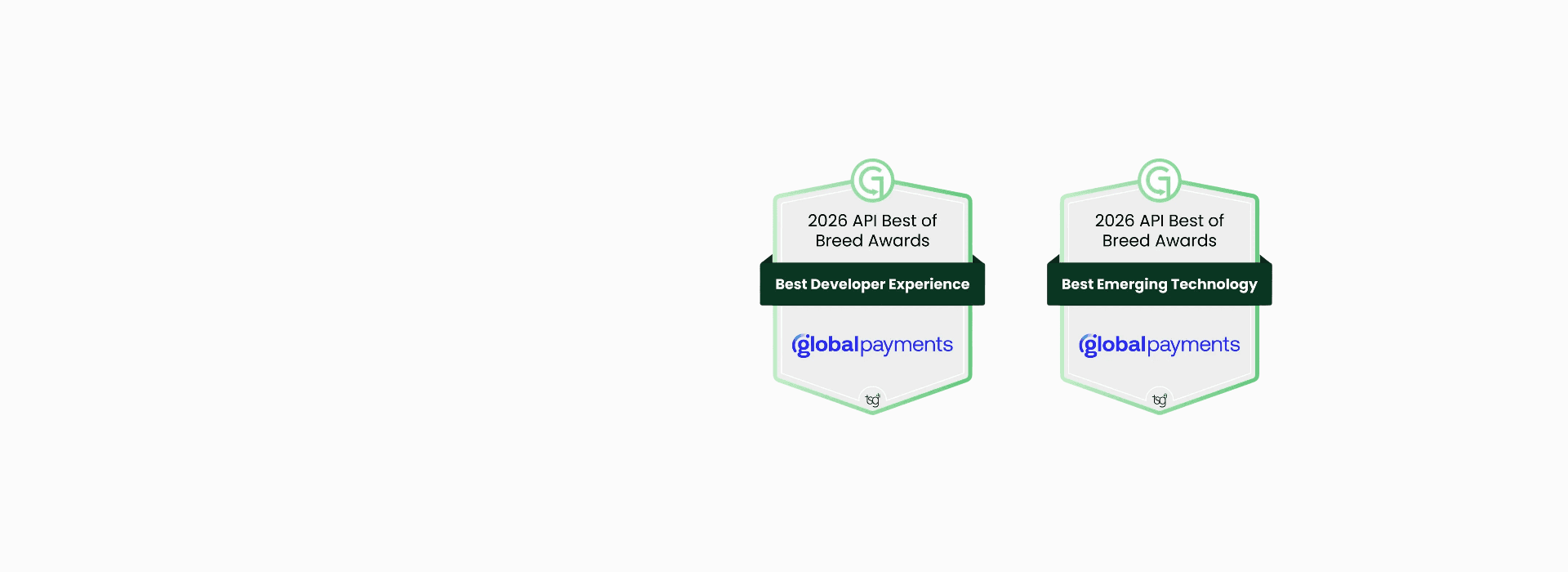 TSG named our gateway, Access, the winner of two 2026 GEM API Awards: Best Emerging Technology and Best Developer Experience.