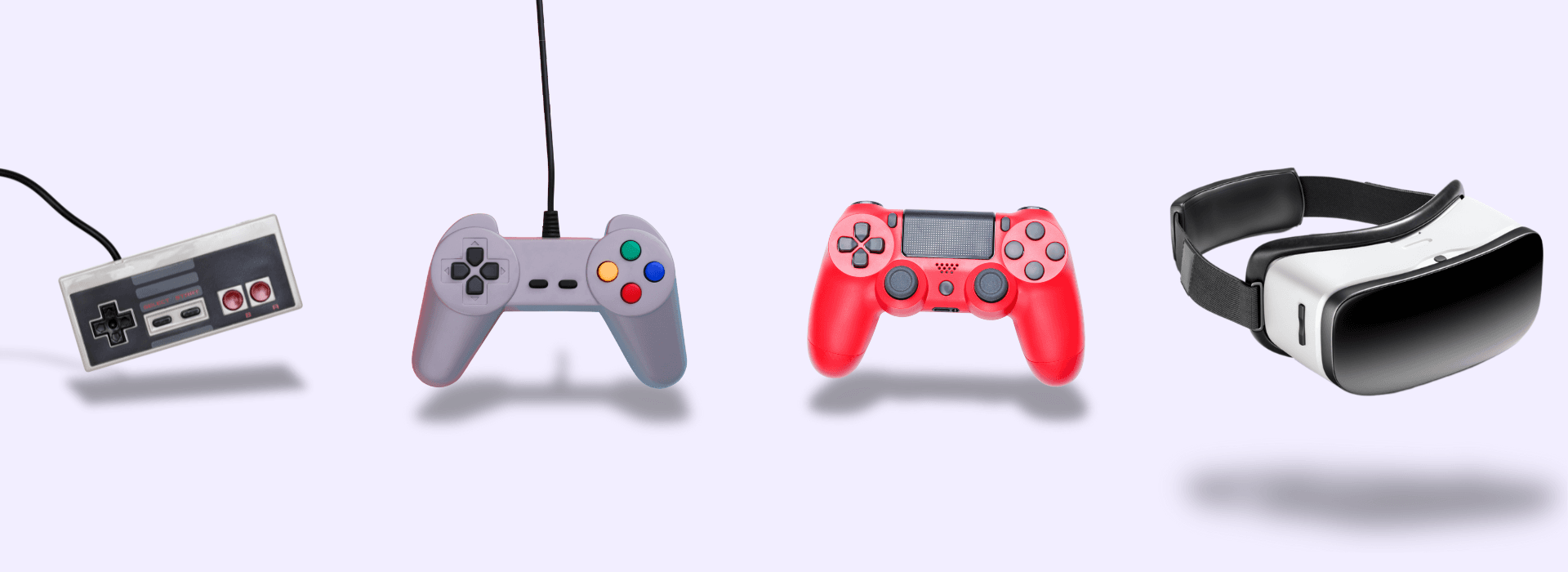 Video gaming fraud handset purple